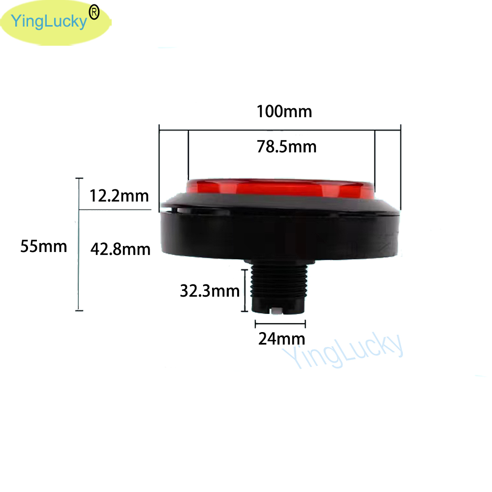 12V Arcade LED-knop 100 mm vla - Arcade Vibes recensie en prijs